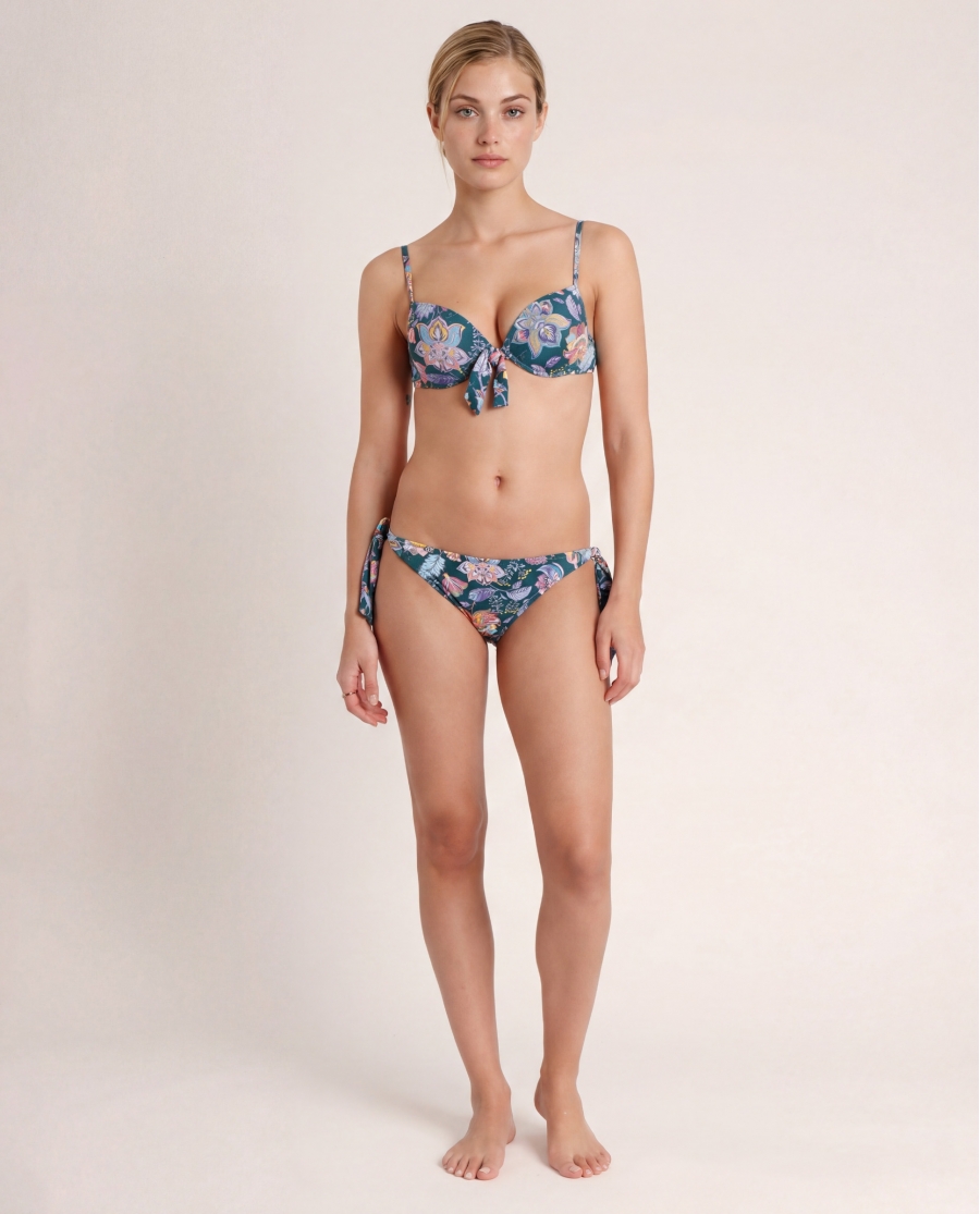 ADMAS Bikini Push Up Night Paisley para Mujer OCEANO