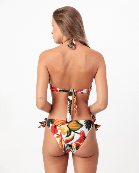 ADMAS Bikini Bandeau Multicolor Paradise para Mujer MULTICOLOR 2
