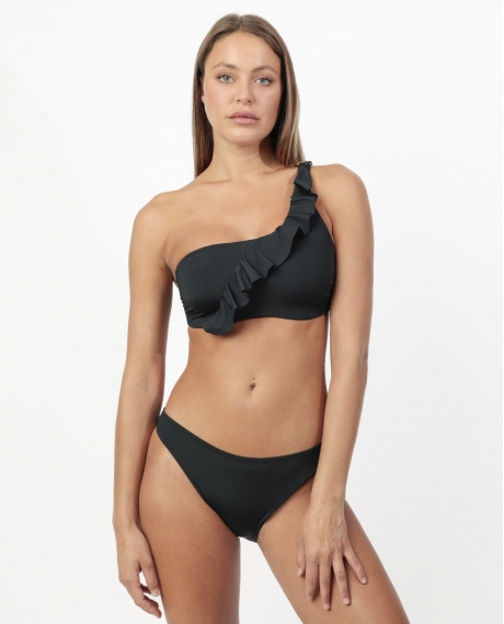 ADMAS Bikini Asimétrico Red Passion para Mujer NEGRO