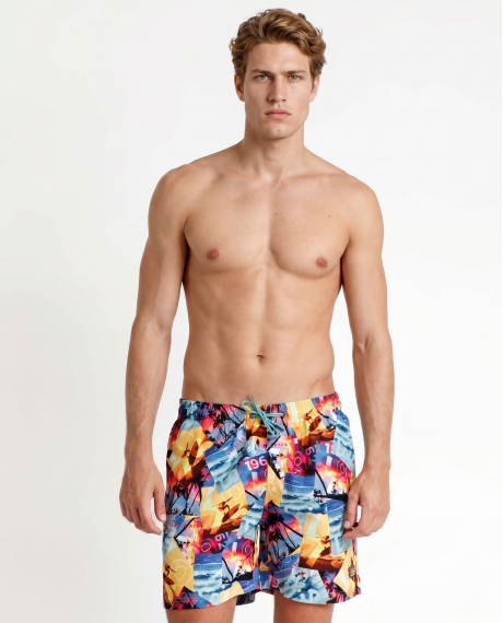 LOIS Bañador Postal para Hombre MULTICOLOR