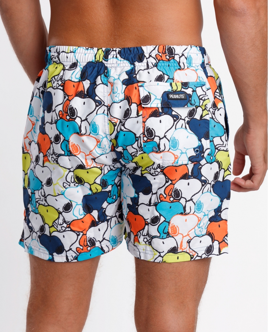 PEANUTS Bañador Snoopy Walk Away Hombre MULTICOLOR