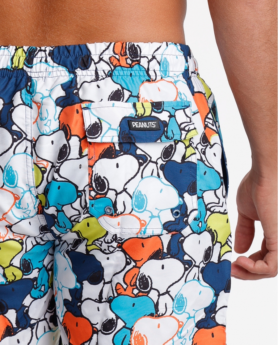 PEANUTS Bañador Snoopy Walk Away Hombre MULTICOLOR