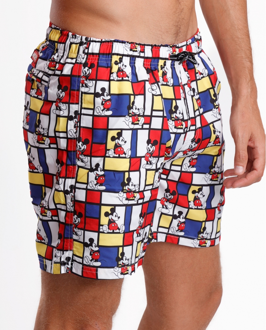 DISNEY Bañador Mickey Mondrian para Hombre MULTICOLOR