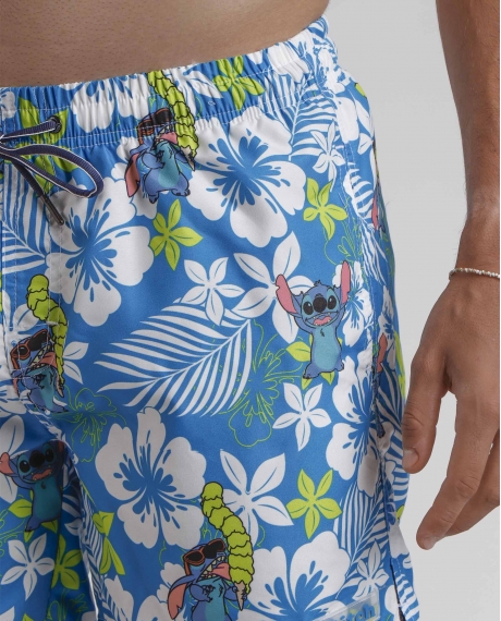 DISNEY Bañador Lilo & Stitch para Hombre AZUL 2