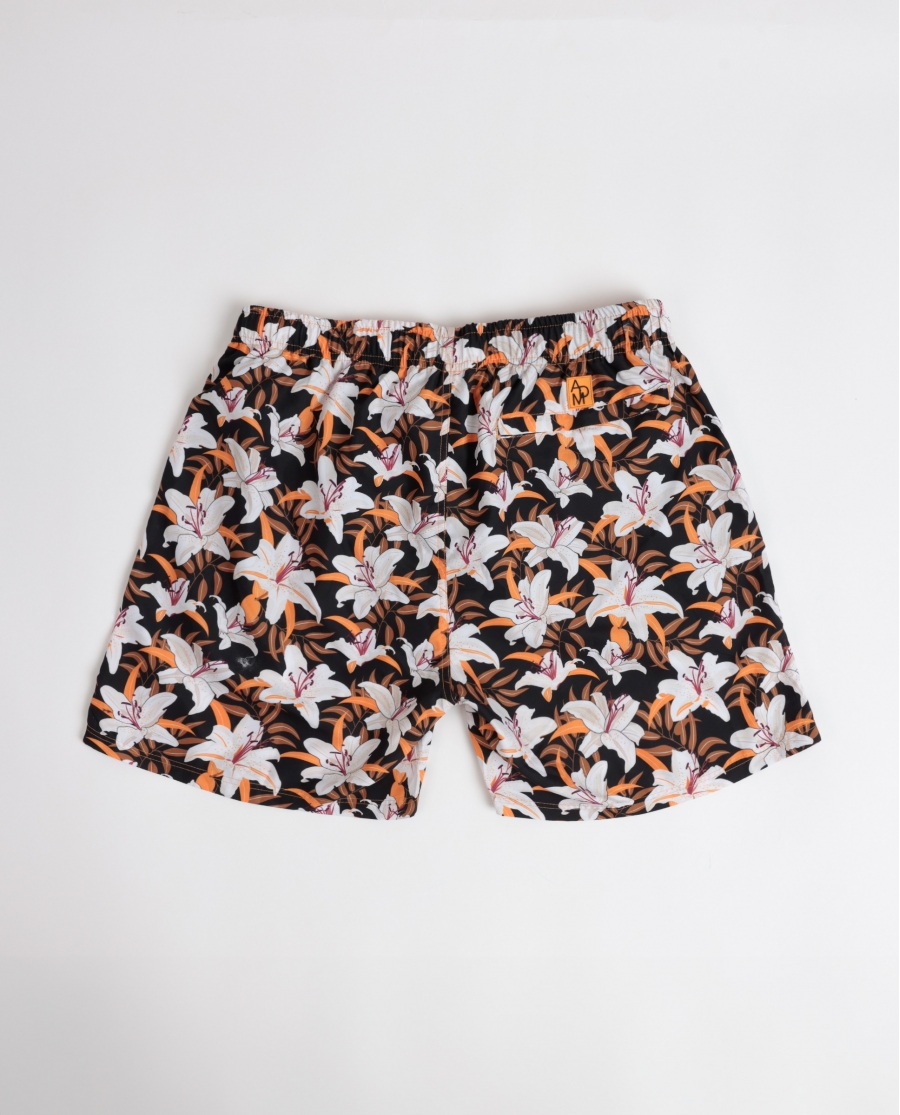ADMAS Bañador Sunset Jungle para Hombre FLORES