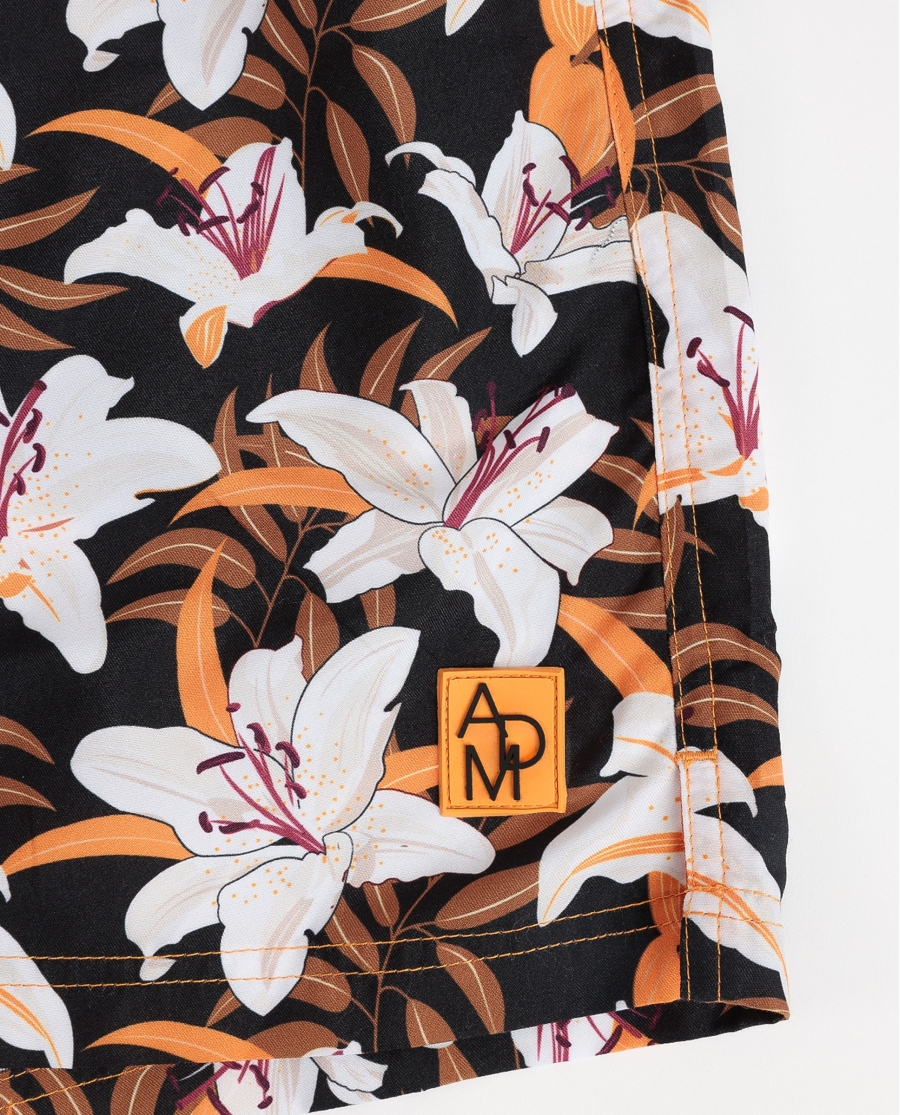ADMAS Bañador Sunset Jungle para Hombre FLORES