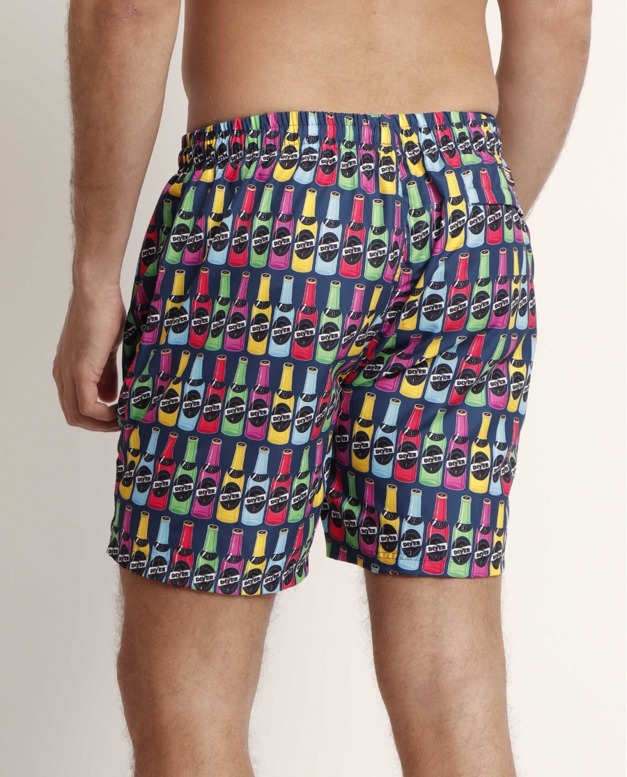 DIVER Bañador Beer para Hombre MULTICOLOR