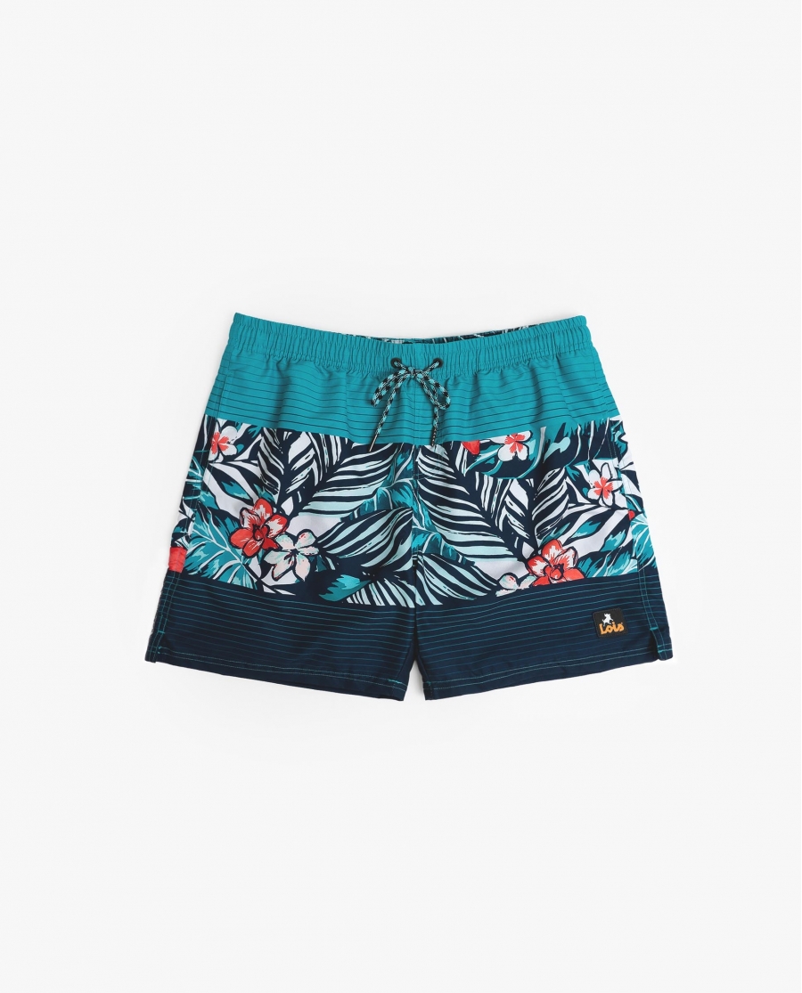LOIS Bañador Venice Beach para Hombre AZUL