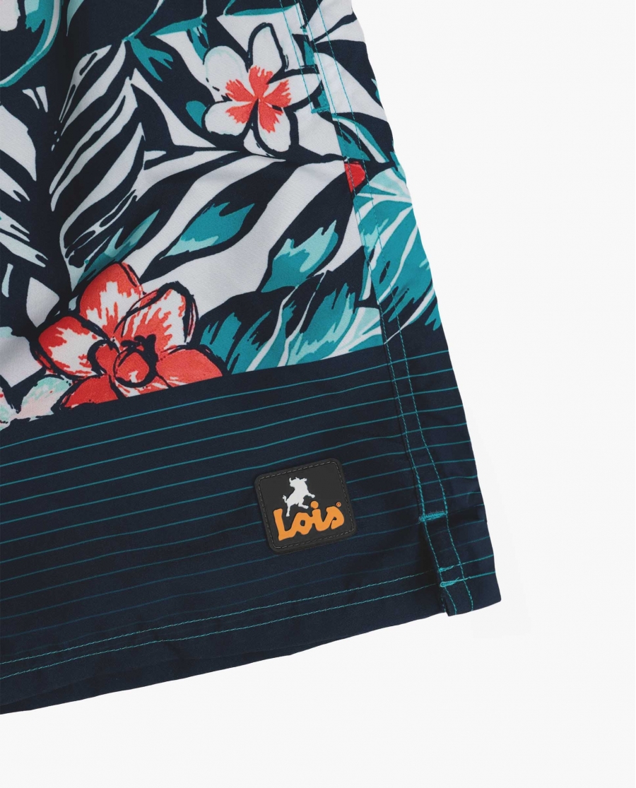 LOIS Bañador Venice Beach para Hombre AZUL