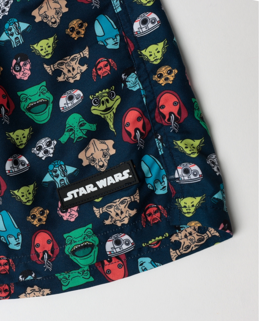 STAR WARS Bañador Alien Species para Hombre MULTICOLOR