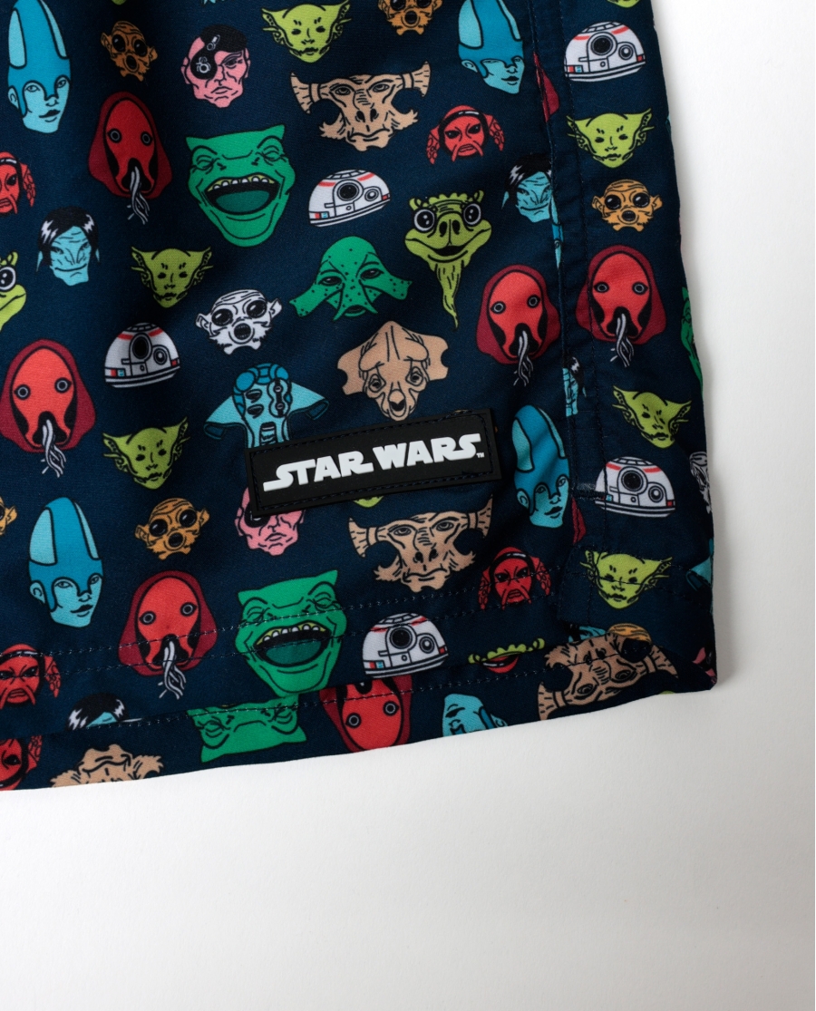 STAR WARS Bañador Alien Species para Hombre MULTICOLOR