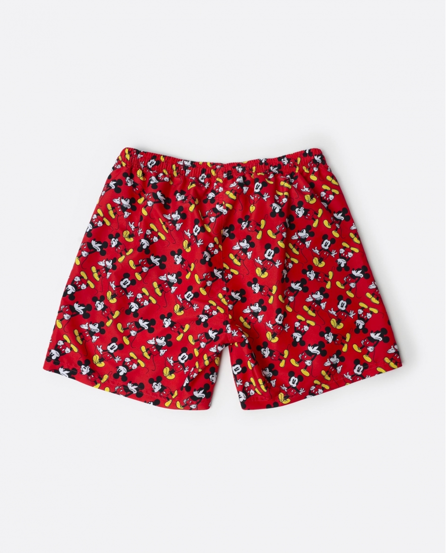 DISNEY Bañador Mikcey Classic para Hombre ROJO