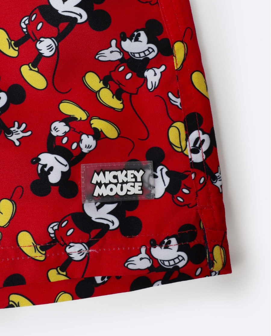 DISNEY Bañador Mikcey Classic para Hombre ROJO