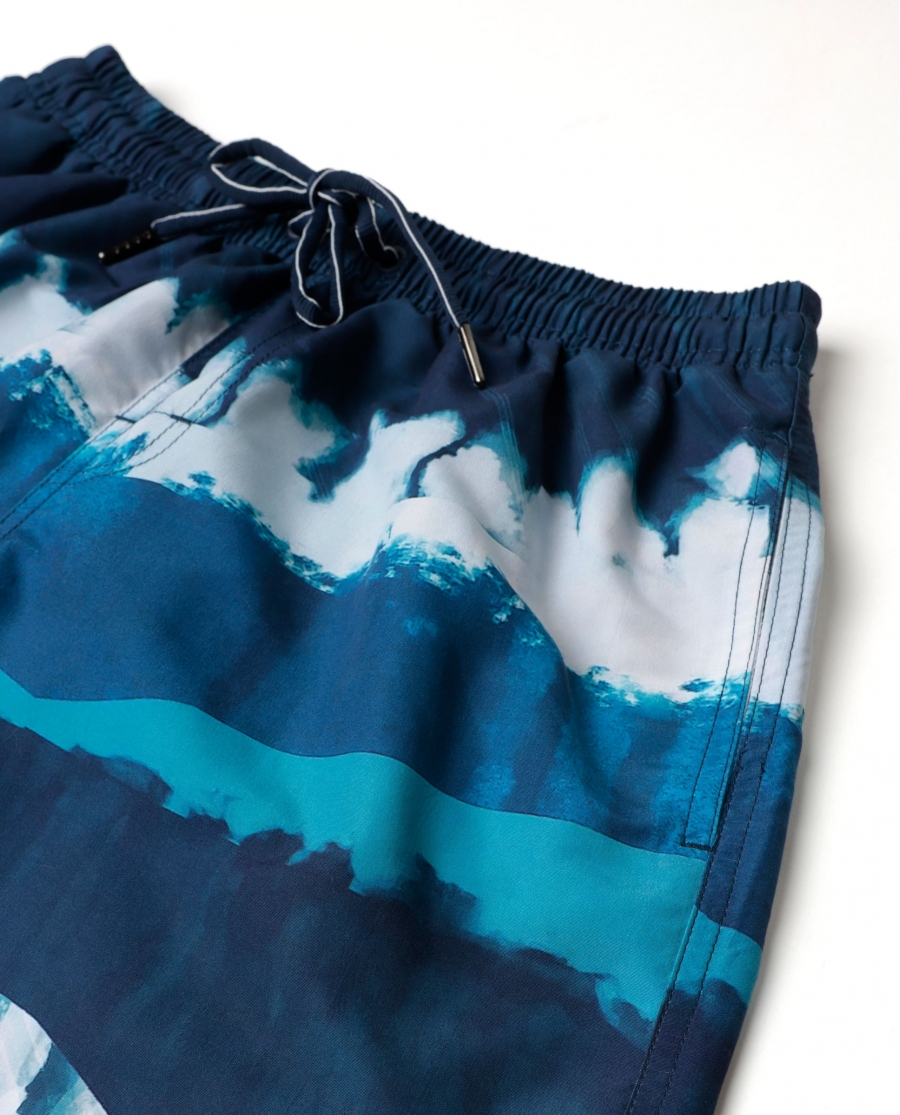 ADMAS Bañador Glaciar para Hombre AZUL