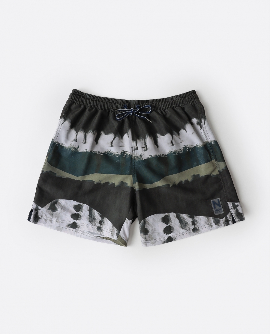 ADMAS Bañador Glaciar para Hombre VERDE