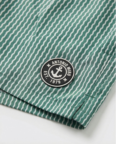 ANTONIO MIRO Bañador Iwa para Hombre VERDE 2