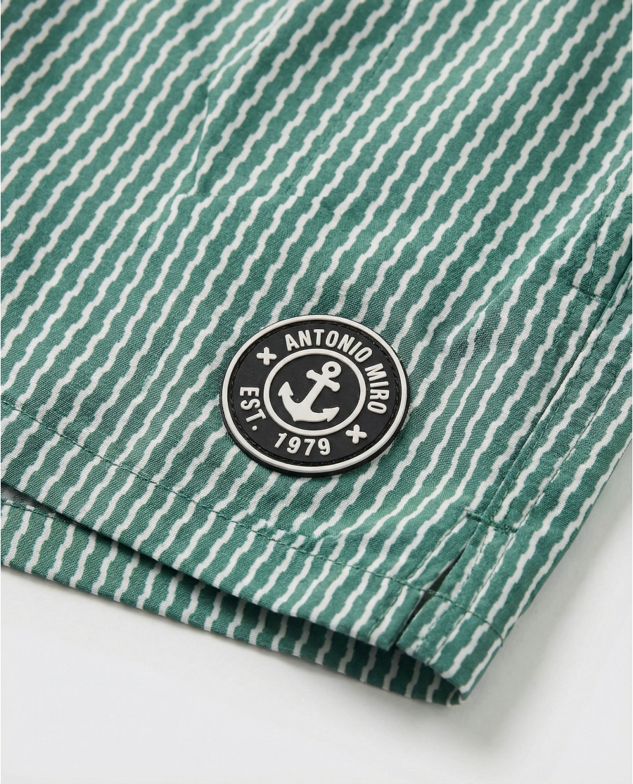 ANTONIO MIRO Bañador Iwa para Hombre VERDE