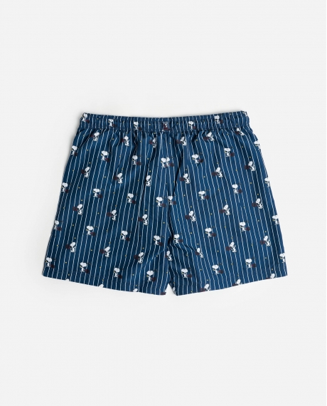 PEANUTS Bañador Snoopy Tennis para Hombre MARINO