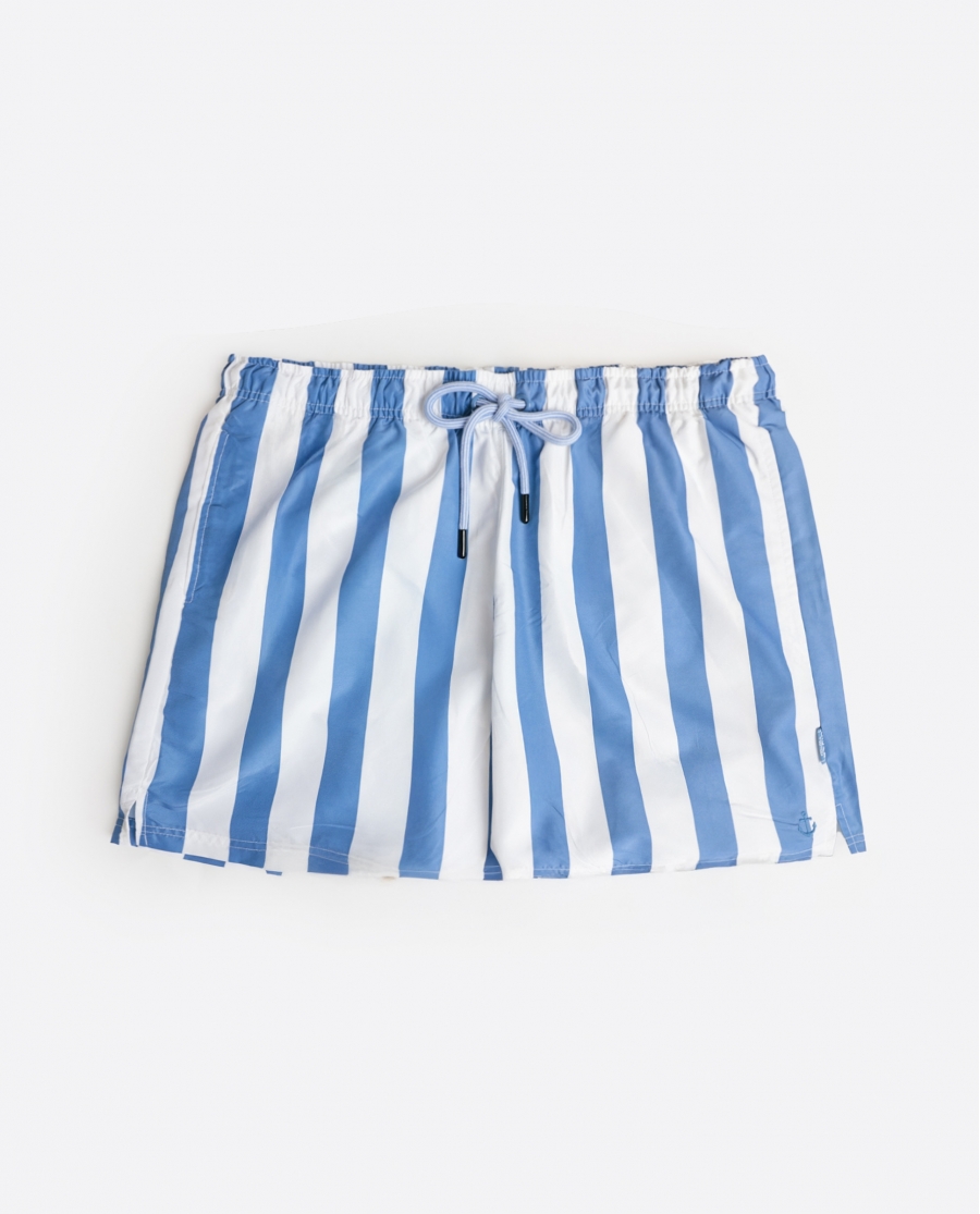 DIVER Bañador Great Stripes para Hombre AZUL