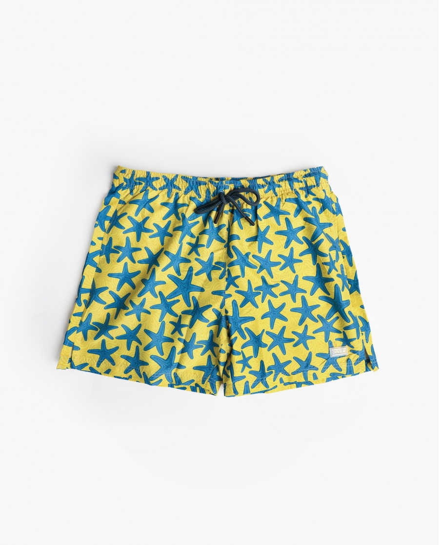 DIVER Bañador Starfish para Hombre AMARILLO