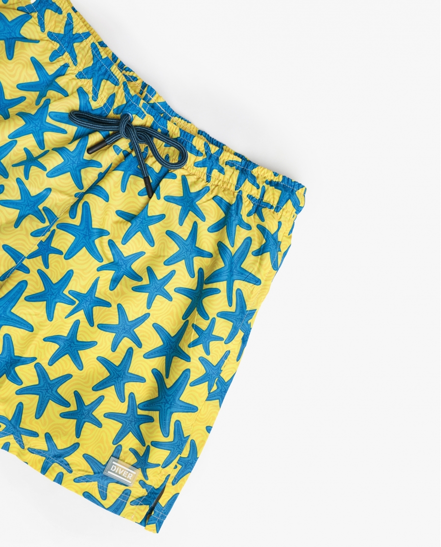 DIVER Bañador Starfish para Hombre AMARILLO