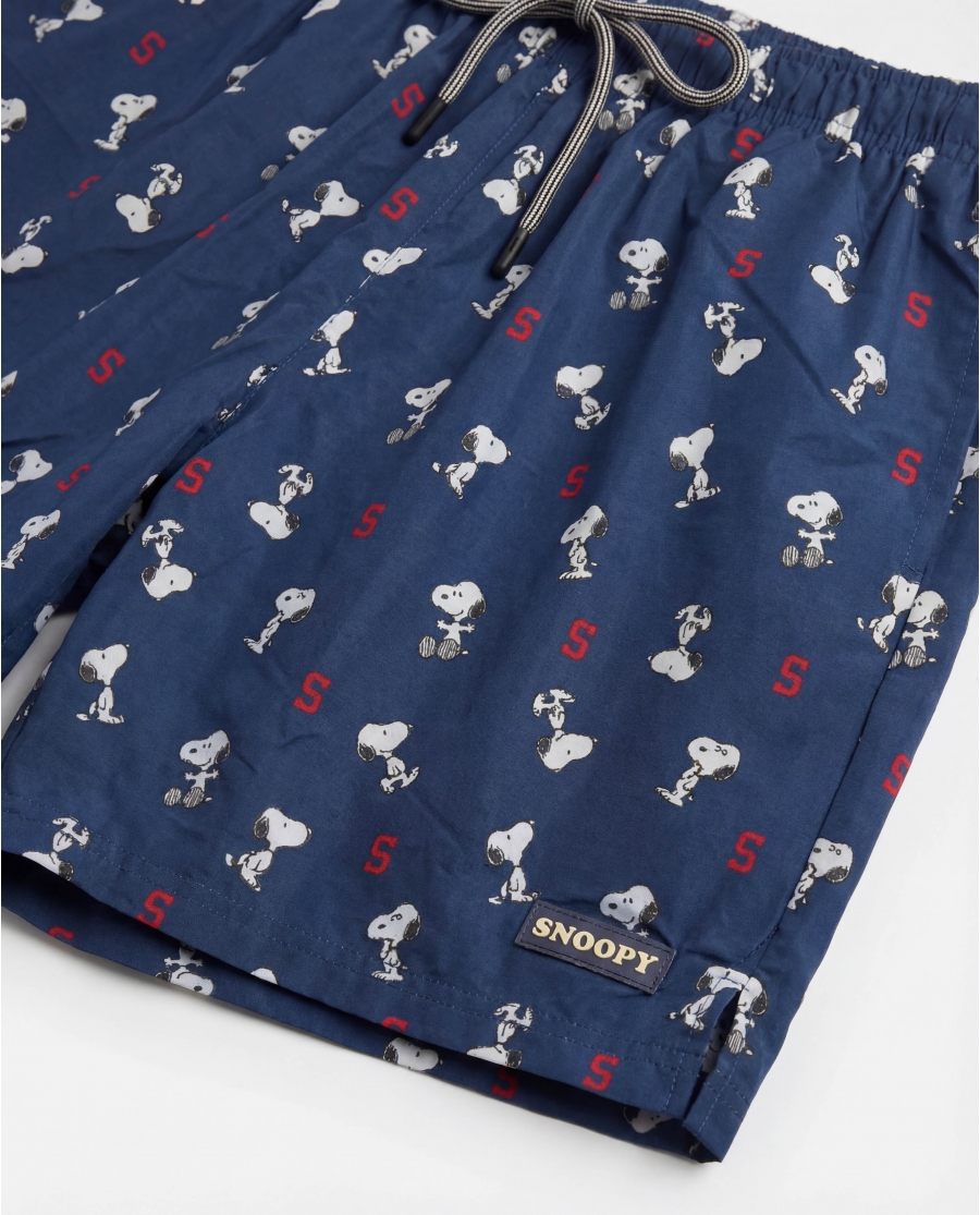 PEANUTS Bañador Sports Snoopy para Hombre MARINO