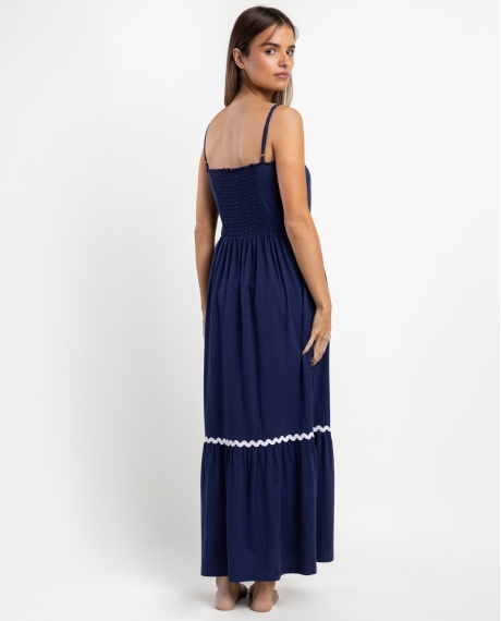 ADMAS Vestido Tirantes Sea Mare para Mujer MARINO 2