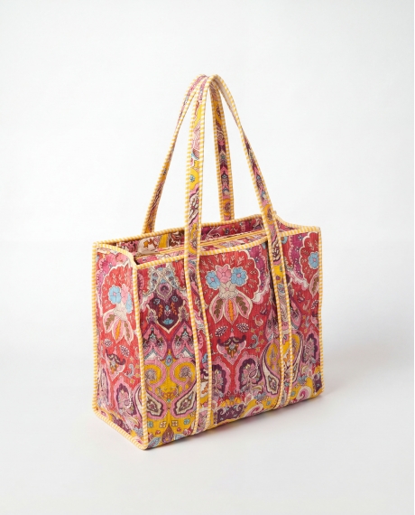 ADMAS Bolso Big Colourful Summer para Mujer AMARILLO 2