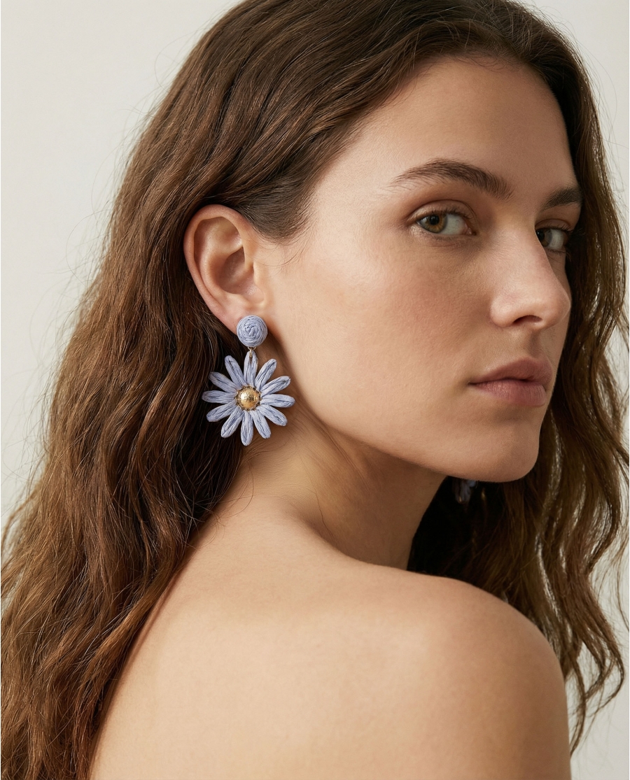 ADMAS Pendientes Summer Flowers para Mujer, (Caja 6 pares) SURTIDO