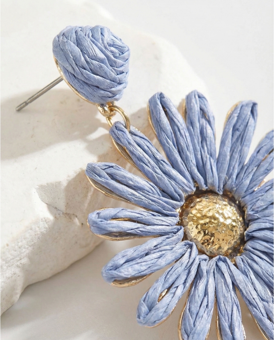 ADMAS Pendientes Summer Flowers para Mujer, (Caja 6 pares) SURTIDO