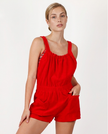 ADMAS Mono Rizo para Mujer ROJO