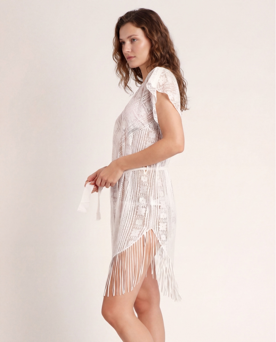 ADMAS Vestido Playa Party para Mujer CRUDO