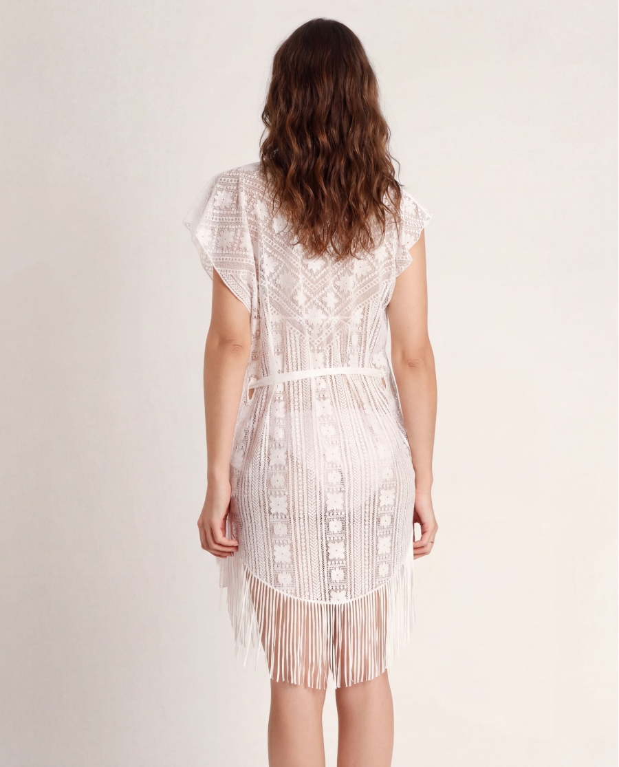 ADMAS Vestido Playa Party para Mujer CRUDO