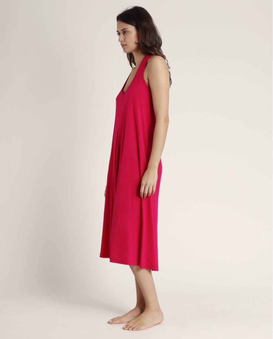Vestido Halter Night para Mujer FUCSIA