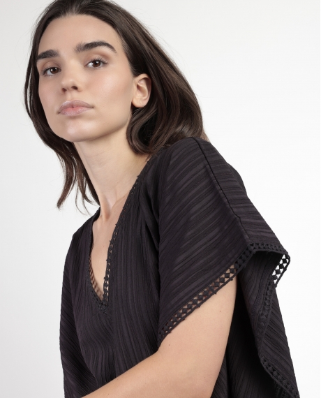 ADMAS Vestido Kaftan Hawaii para Mujer CHOCOLATE 2