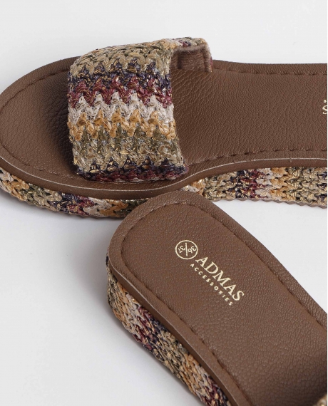 ADMAS Sandalias Cuña Banda para Mujer, (Caja 6 pares) SURTIDO 2