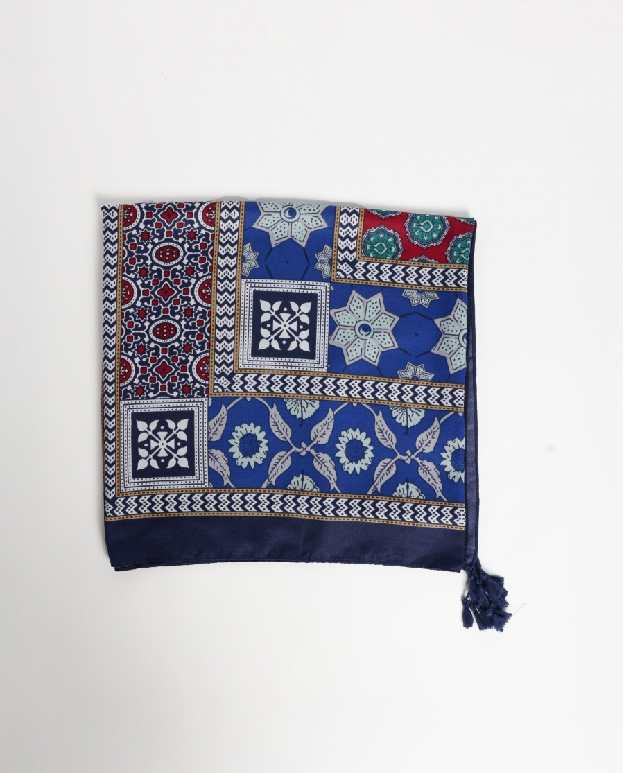 ADMAS Pareo Tiles para Mujer AZUL