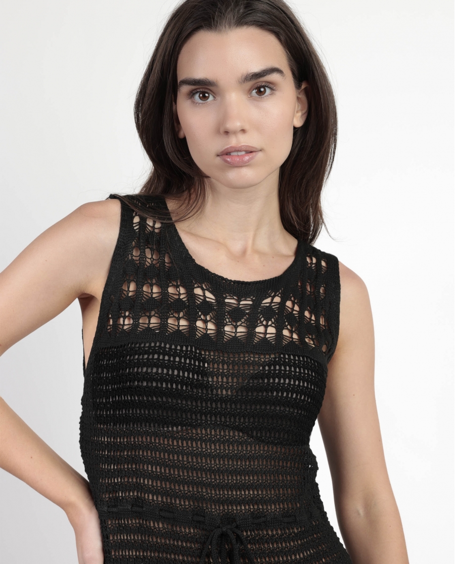 ADMAS Vestido Sin Mangas Arenal para Mujer NEGRO