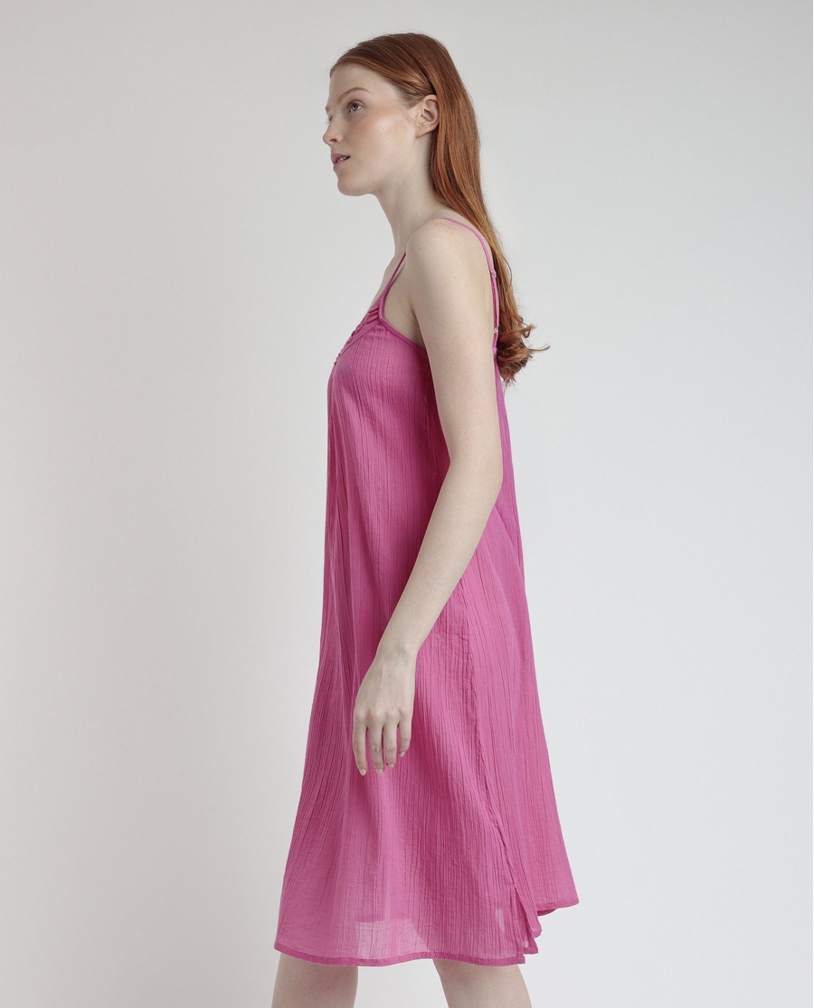 ADMAS Vestido Tirantes Stone para Mujer FUCSIA