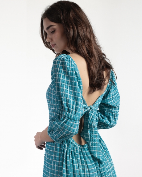 ADMAS Vestido Manga Francesa Dreams para Mujer OCEANO 2
