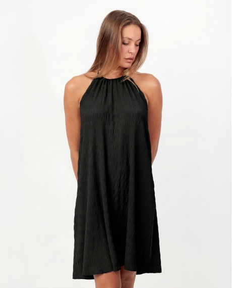 ADMAS Vestido Sin Mangas Sand para Mujer NEGRO