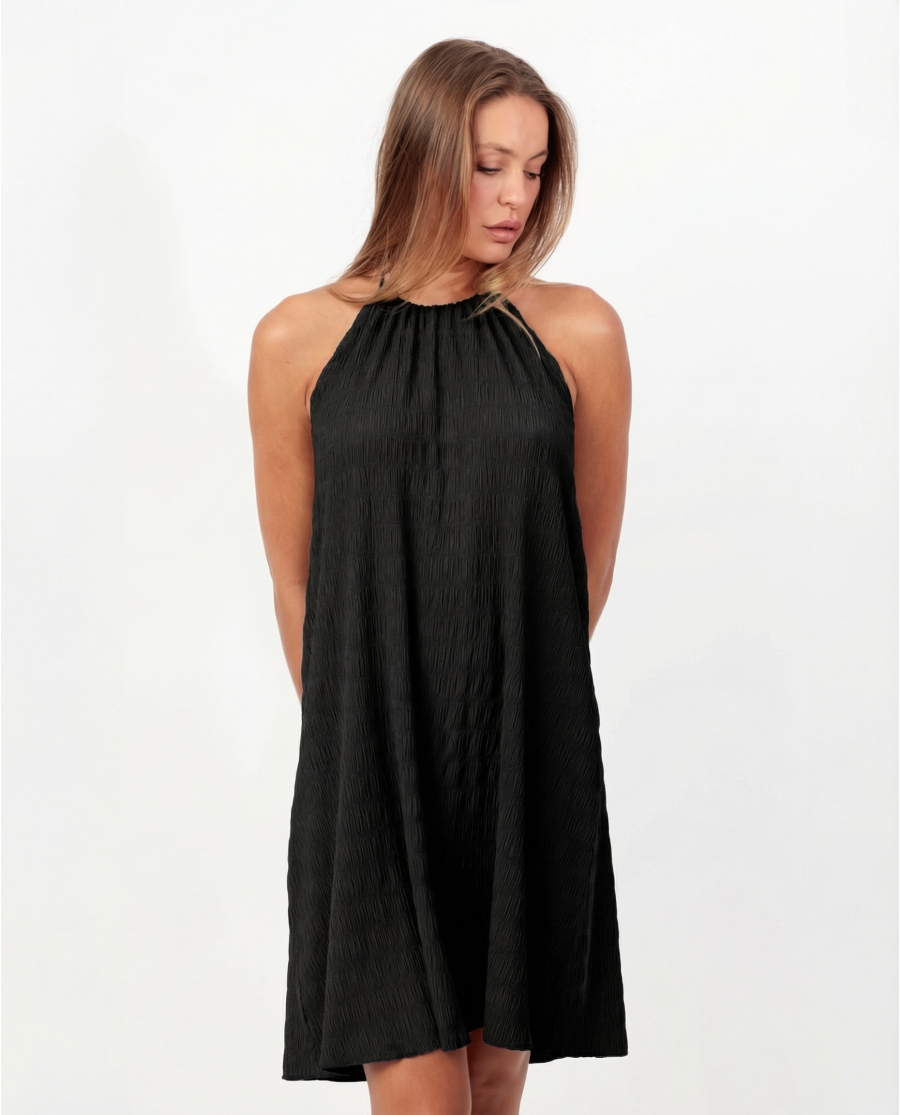 ADMAS Vestido Sin Mangas Sand para Mujer NEGRO