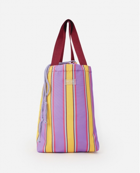 ADMAS Bolso Multicolor Strypes Summer Bag para Mujer MORADO