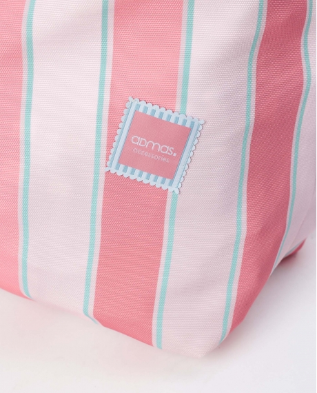 ADMAS Bolso Big Strypes Pink Summer para Mujer ROSA 2