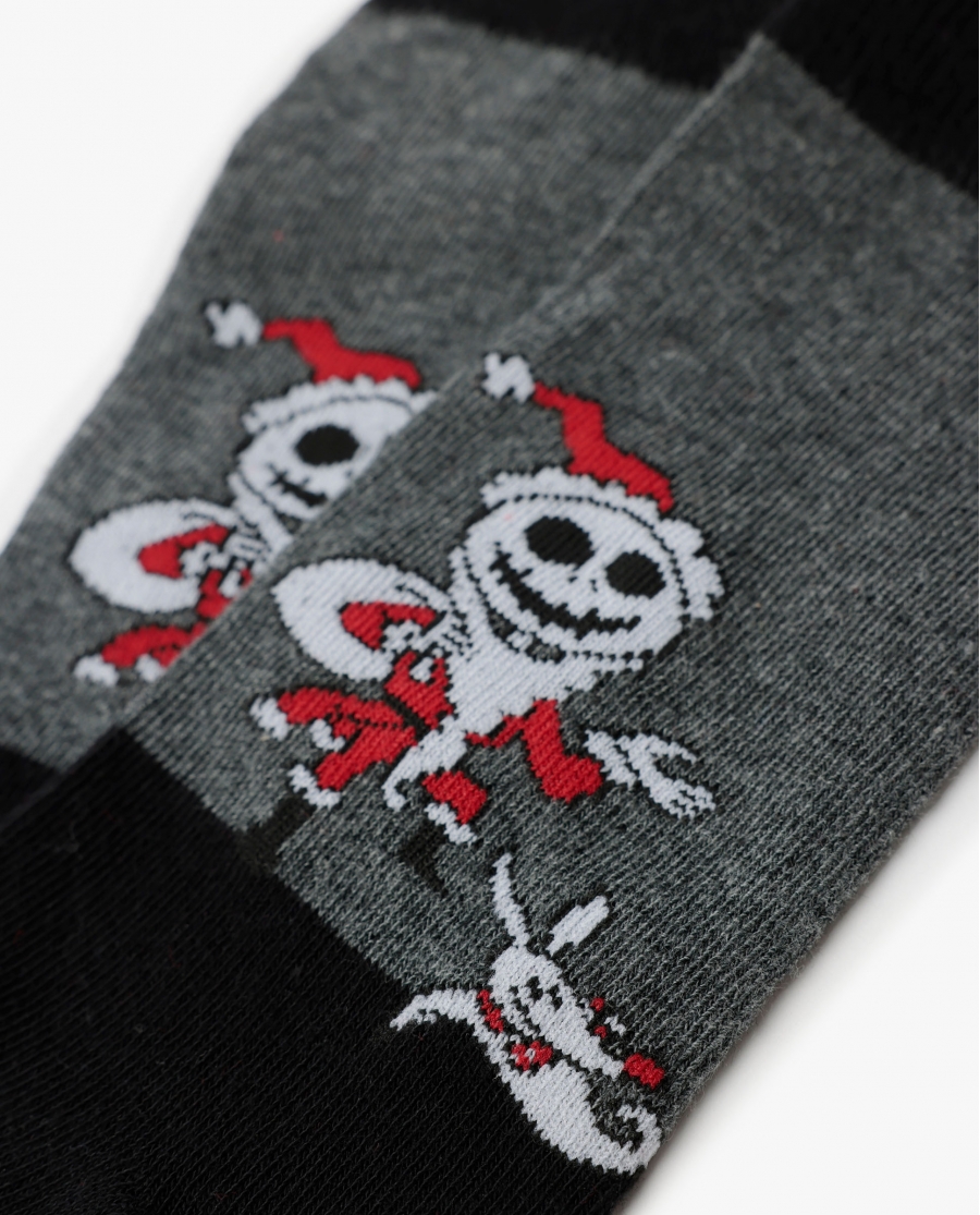DISNEY Calcetín Nightmare Before Christmas Unisex, (Pack 2 pares / Caja de 12 packs) PACK FANTASIA