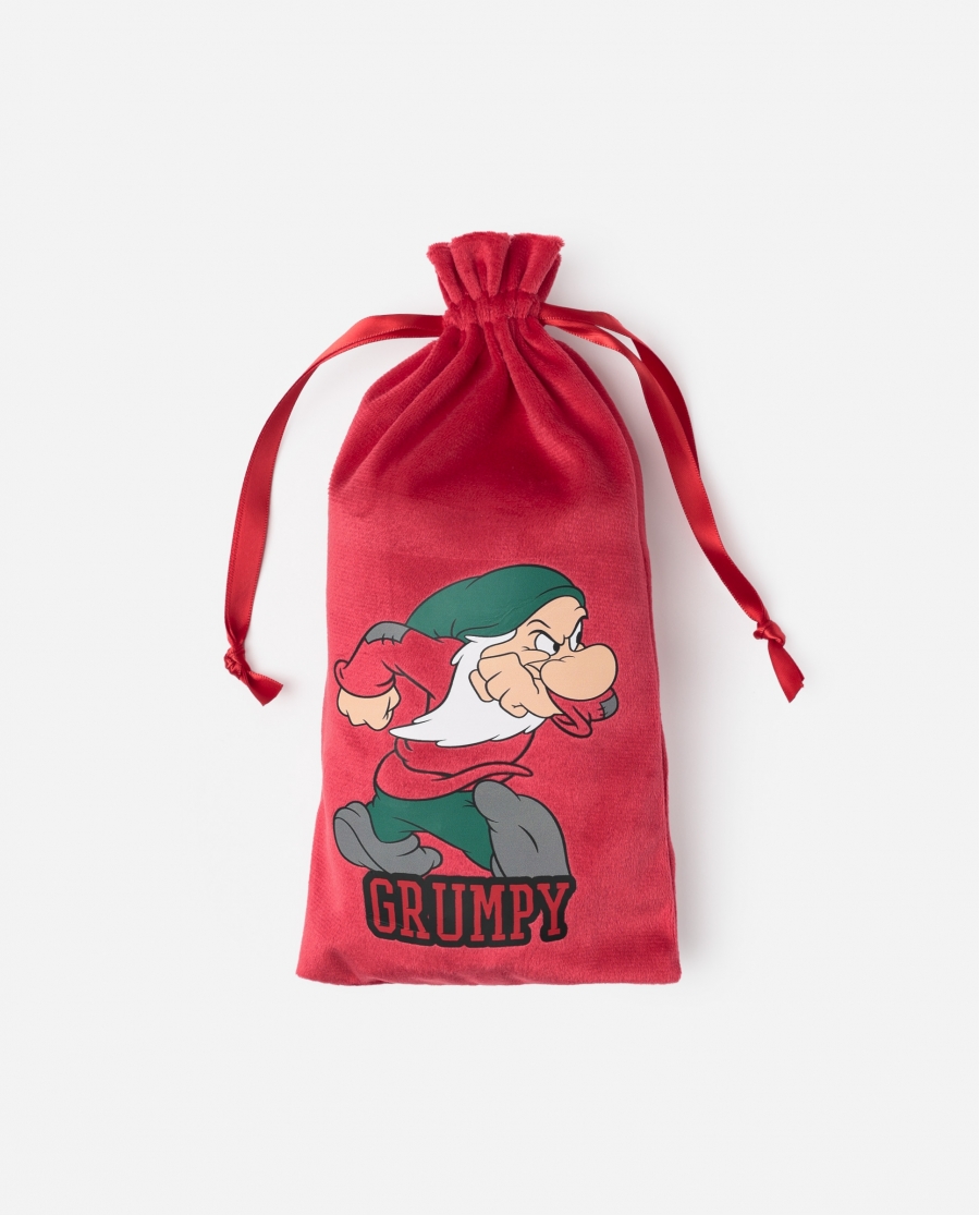 DISNEY Calcetín Grumpy para Hombre, (Pack 2 pares / Caja de 12 packs) PACK FANTASIA