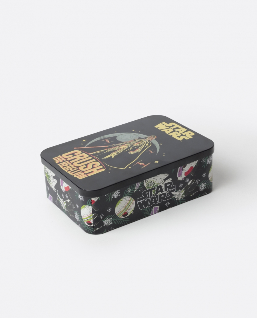 STAR WARS Calcetines Imperial Caja Metal Regalo para Hombre, (Pack 2 pares / Caja 12 packs) PACK FANTASIA