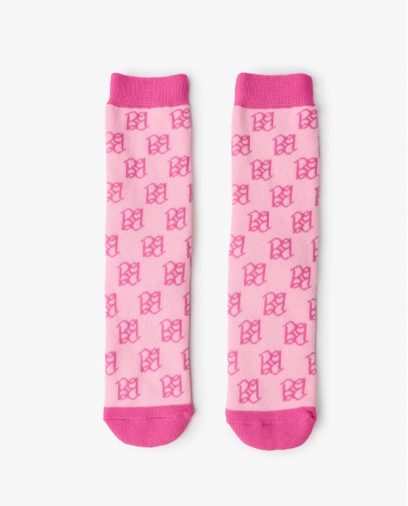 BARBIE Calcetín Calentito Rizo Barbie para Niña, (Caja Expositora de 12 pares) ROSA