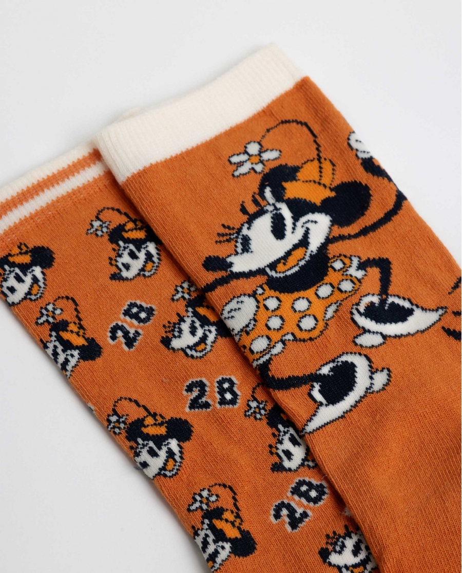 DISNEY Calcetín Mediano Express Yourself para Mujer, (Caja de 6 unidades) SURTIDO