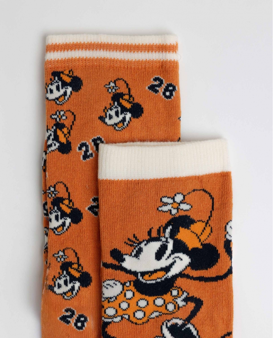 DISNEY Calcetín Mediano Express Yourself para Mujer, (Caja de 6 unidades) SURTIDO